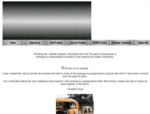 Tablet Screenshot of disasterdoug.com